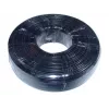 Flaches Telefonkabel, Litze, 100 Meter, Schwarz