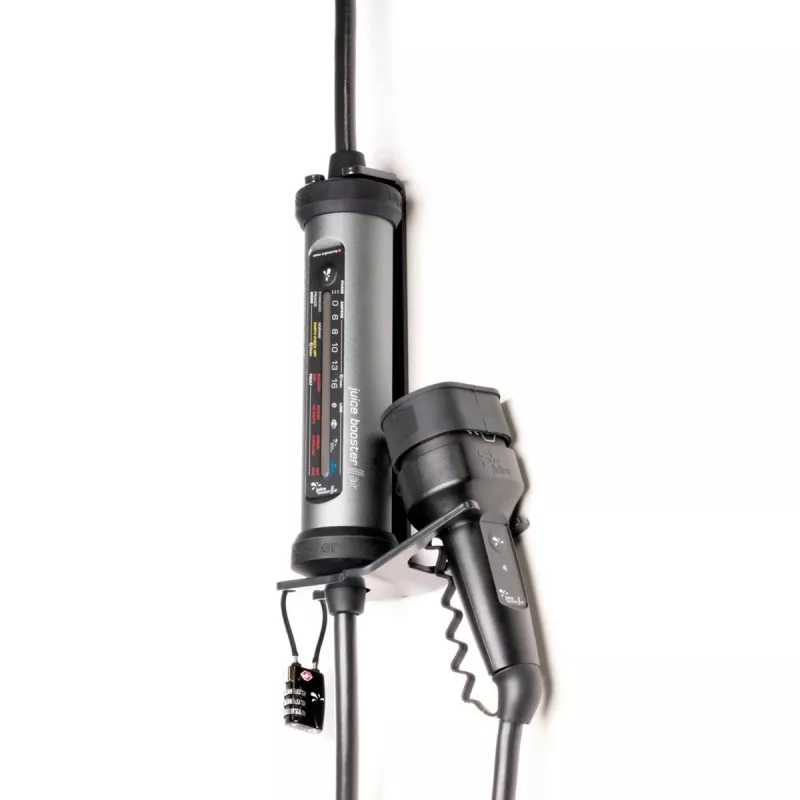 Juice Technology Juice Booster 3 air Wandhalterung mit U-Bügel und Sicherheitsschloss, Anthrazit