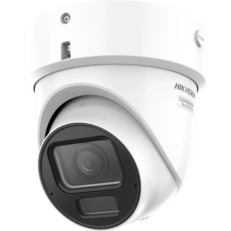 Turret-Kamera Hikvision DS-2CD2H46G2H-IZSY 4 MP, ColorVu, 2,8–12 mm motorisiertes Varifokalobjektiv