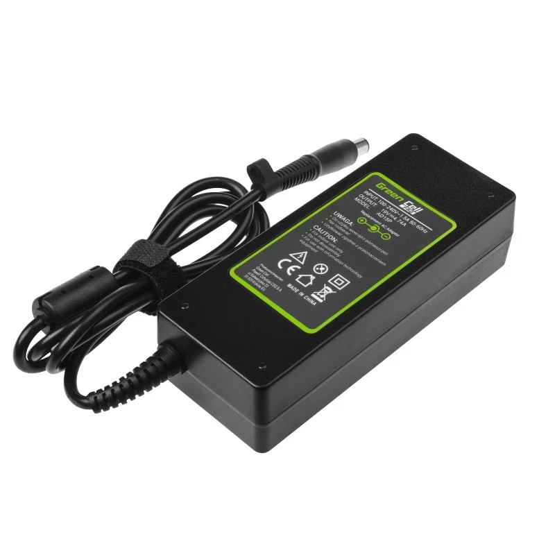 Green Cell AD15P PRO 90-W-Netzteil für HP Notebooks, 19 V 4,74 A, für den Innenbereich, schwarz