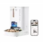 Automatischer Futterspender PETKIT YumShare Dual-hopper 2 mit Kamera, 5 L Kapazität, ABS und Edelstahl 304, Weiß