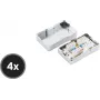 Netzwerk-Anschlussdose Cat6 ShiverPeaks BS75001-SET4