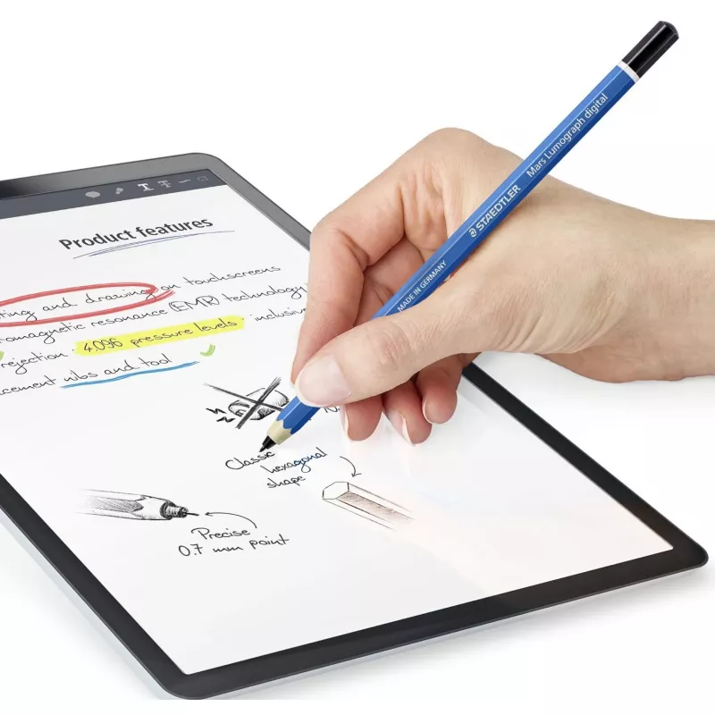 Staedtler Mars Lumograph Digital Classic Digitaler Stift, Blau