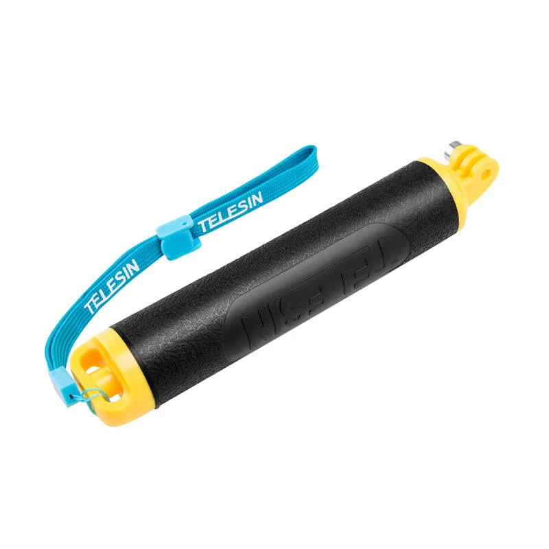 Schwimmender Gummigriff für Action- und Sportkameras Telesin GP-MNP-300-YL, gelb
