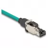 DeLOCK 86016 Drahtverbinder RJ45/LSA Schwarz Silber Stecker