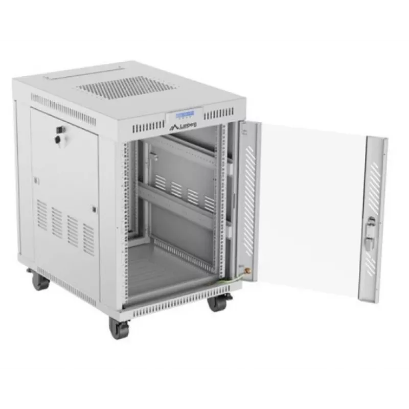 Freistehendes Rack-Gehäuse LANBERG FF01-6815-12SL 15U, 600×800×922 mm, 1200 kg, IP20, grau