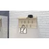 Top e shop WIESZAK 2F SONOMA Kleiderhaken — Spanplatte, Eichenoptik, 7 Haken, 700×200×400 mm