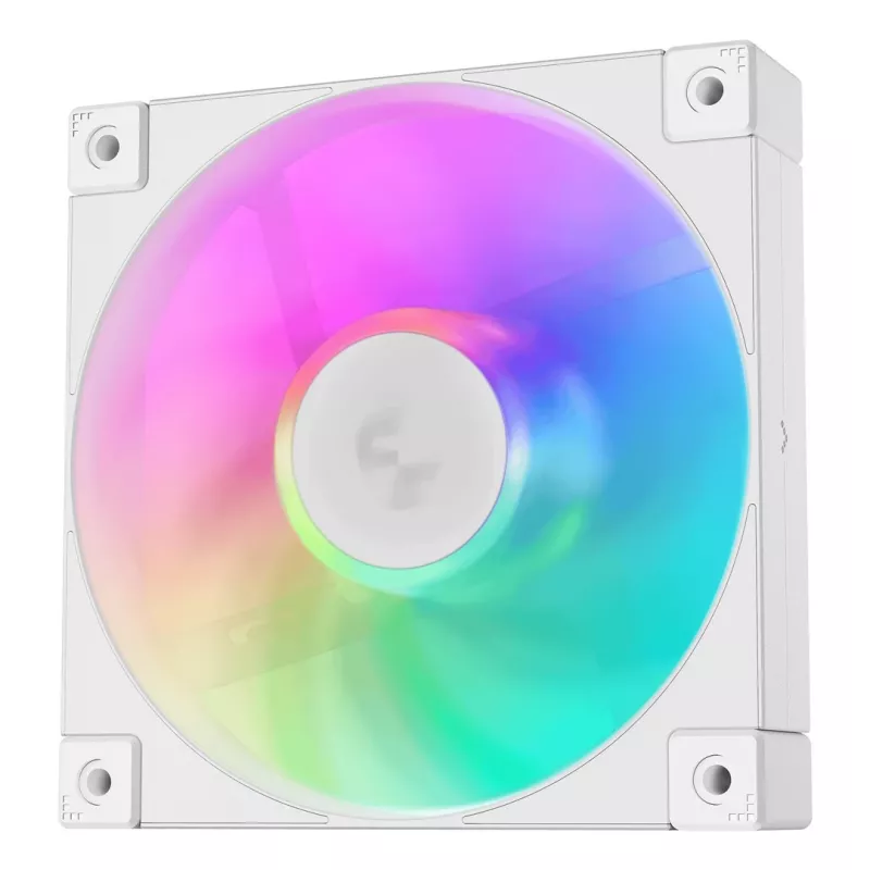 DeepCool FD12 ARGB WH R-FD12-WHAPN3-G Gehäuselüfter, 120 mm, 3er-Pack, weiß