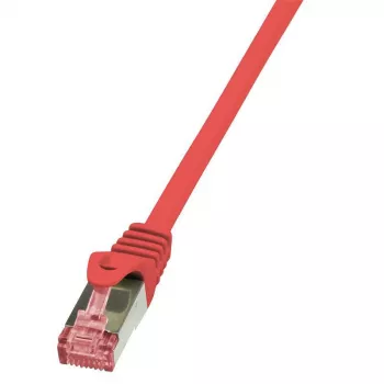 Logilink PrimeLine - Patchkabel - RJ-45 (M) - RJ-45 (M) - 1 m - SFTP, PiMF - CAT 6 - glatt, halogenfrei - Rot (CQ2034S)