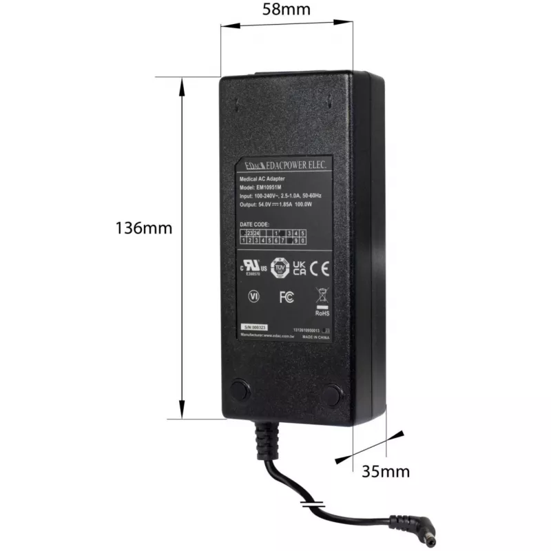 ALLNET ALL-MC116SPV-VDSL2 Punkt-zu-Punkt VDSL2-Vectoring-Bridge-Modem, 2x PoE-Ports IEEE 802.3at, unmanaged, Schwarz