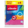 Vileda Microfibre Colors Reinigungstücher, mehrfarbig, 4 Stück