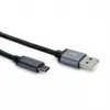 ROLINE USB-2.0-Kabel, USB-C auf USB-A, 0,8 m, schwarz