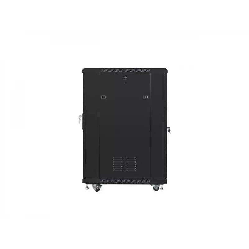 Lanberg FF01-6822-12B Rack-Schrank 22U freistehend Schwarz