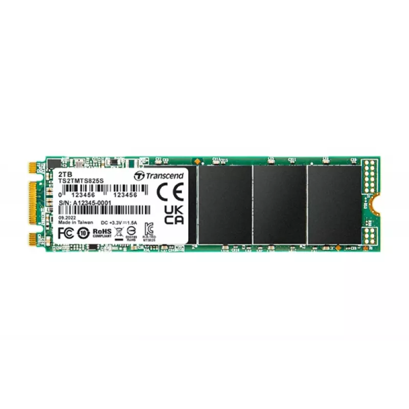 SSD-Festplatte Transcend 2 TB M.2 SATA III TS2TMTS825S