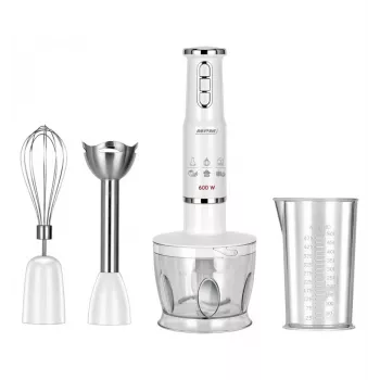 Stabmixer MPM MBL 43 Weiß 600W mit Zubehör