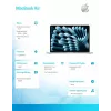 Apple MacBook Air 13 Zoll: M4 Chip mit 10-Core CPU und 8-Core GPU, 16 GB, 256 GB SSD – Himmelblau