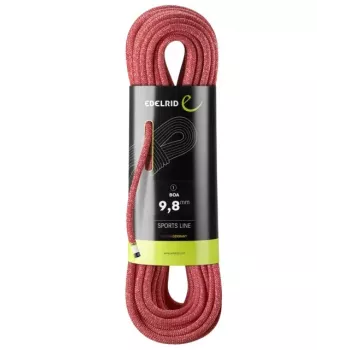 Kletterseil Edelrid 9,8 mm Rot, 70 m, Polyamid, 1 Stk.