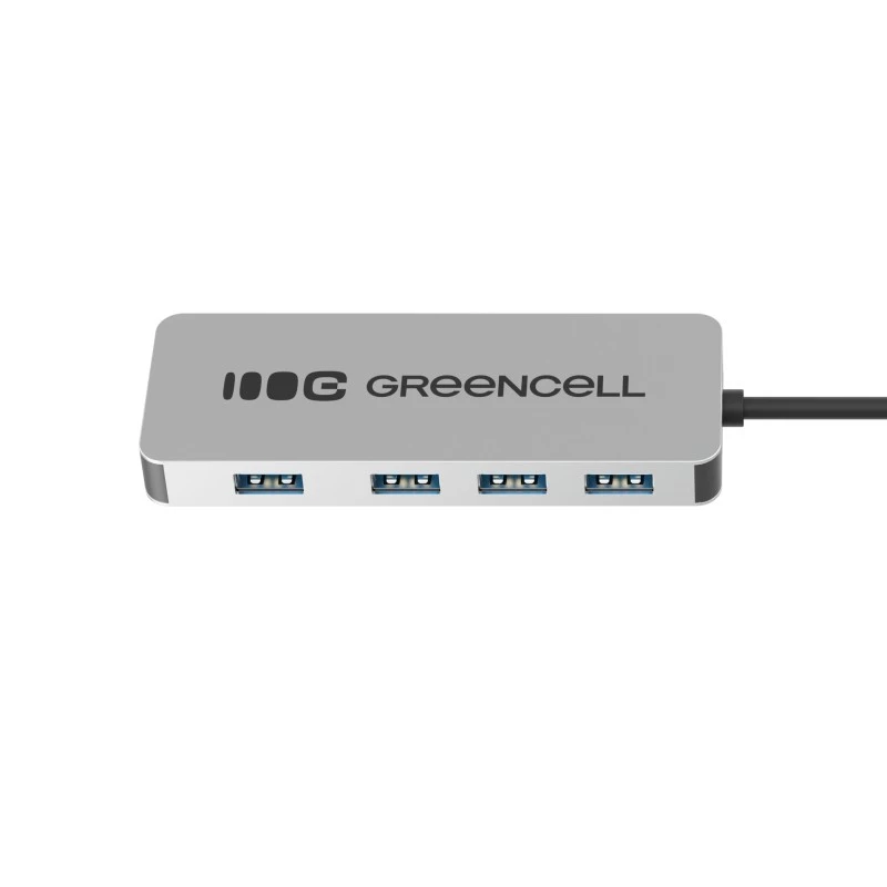 USB-Hub Green Cell HUB-GC-C4A — 4-Port USB-C 3.0 Hub