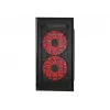 GEMBIRD CCC-FORNAX-950R Gaming-Design PC-Gehäuse 3 x 12 cm Lüfter rot