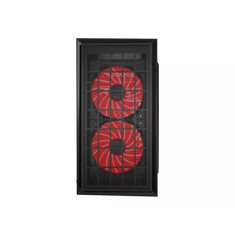 GEMBIRD CCC-FORNAX-950R Gaming-Design PC-Gehäuse 3 x 12 cm Lüfter rot