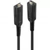 Lindy 10m Glasfaser-Hybrid-Mikro-HDMI-18G-Kabel mit abnehmbaren HDMI- und DVI-Anschlüssen