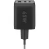 Goobay 64753 Charger for Mobile Devices Headphones - Smartphone - Tablet Schwarz AC Fast Charging Innenbereich (64753)