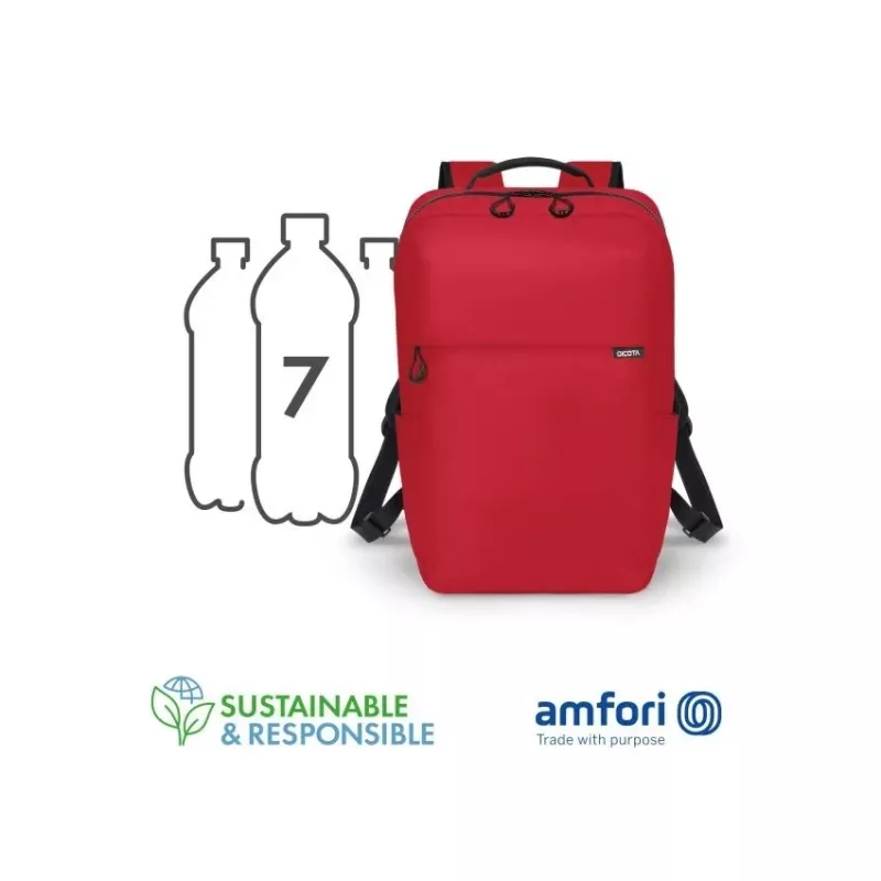 Freizeit-Rucksack DICOTA D32121-RPET Rot Polyester rPET