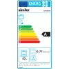 Simfer 6043SEDBB Freistehender Elektroherd, 62 L, Weiß