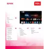 TV TCL 85P81K 85 Zoll QLED 4K, Energieeffizienzklasse F