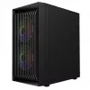 Logic Atos ARGB Mini USB 3.0 Micro-Tower-Gehäuse, Schwarz (AM-ATOS-10-0000000-0002)