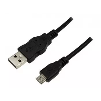 LogiLink USB 2.0 Verbindungskabel, 1,8 m, schwarz USB-A Stecker - USB-B Micro Stecker, konform mit USB 2.0 (CU0034)