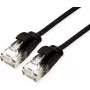 ROLINE GREEN UTP Patchkabel Cat.6A (Klasse EA), LSOH, schlank, schwarz, 5 m (21.44.3957)