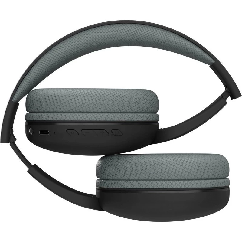 Defender FreeMotion B480 63480 kabellose On-Ear-Kopfhörer, Bluetooth 5.3, USB-C, AUX, microSD, bis zu 14 Std., 20-20000 Hz, Schwarz
