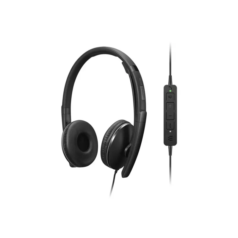 Lenovo 4XD1M45627 Kopfhörer/Headset Kabelgebunden Kopfband USB Typ-C Schwarz
