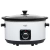 Adler AD 6413r Slow Cooker, 5,8L, Weiß