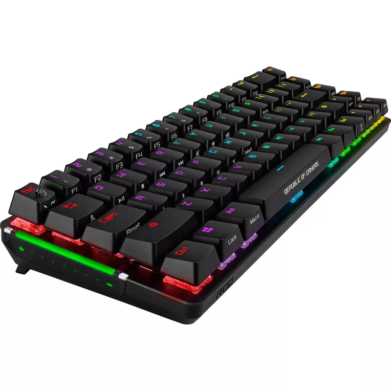 Mechanische Tastatur ASUS ROG Falchion — kompaktes 65%-Layout, Cherry MX Red Schalter, RGB-Hintergrundbeleuchtung