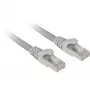 Netzwerkkabel Sharkoon Patch SFTP RJ-45 Cat.7a 2m Grau