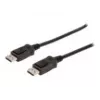 Anschlusskabel DisplayPort mit Verriegelung 1080p 60Hz FHD Typ DP / DP M / M schwarz 3m