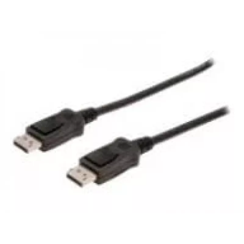 Anschlusskabel DisplayPort mit Verriegelung 1080p 60Hz FHD Typ DP / DP M / M schwarz 3m