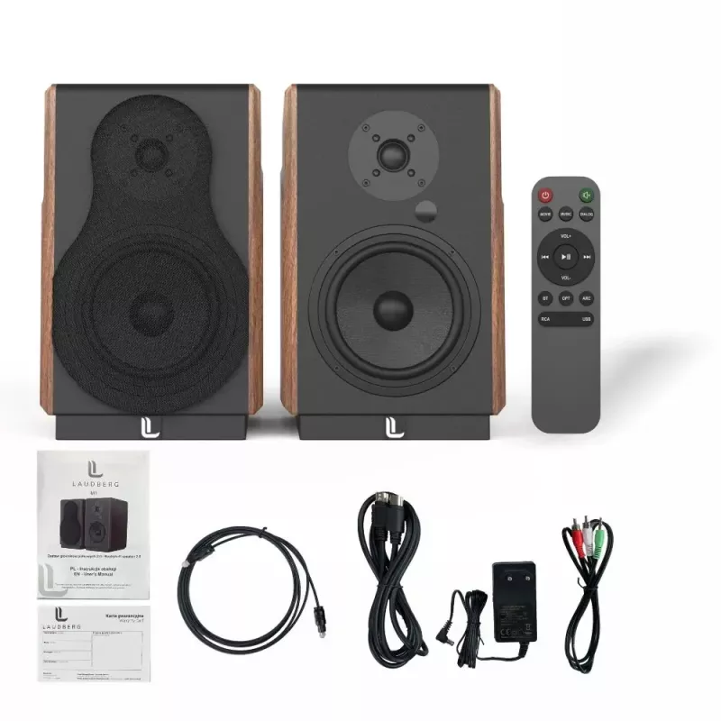Laudberg M1 2.0 Regallautsprecher für TV, 120 W