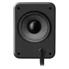Defender V12 65212 2.1 Computer-Lautsprecher, 11 W, 5-W-Subwoofer, USB-Stromversorgung, LED-Beleuchtung, schwarz, 115 x 130 x 223 mm