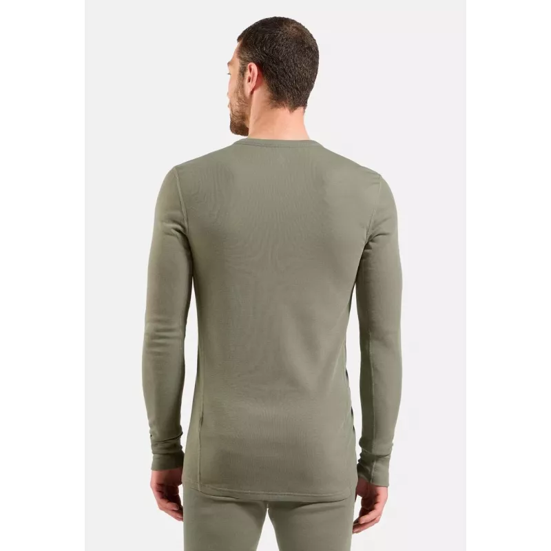 ODLO BL TOP Rundhals l/s ACTIVE WARM Langarm-Thermounterwäsche, Größe M, Grau