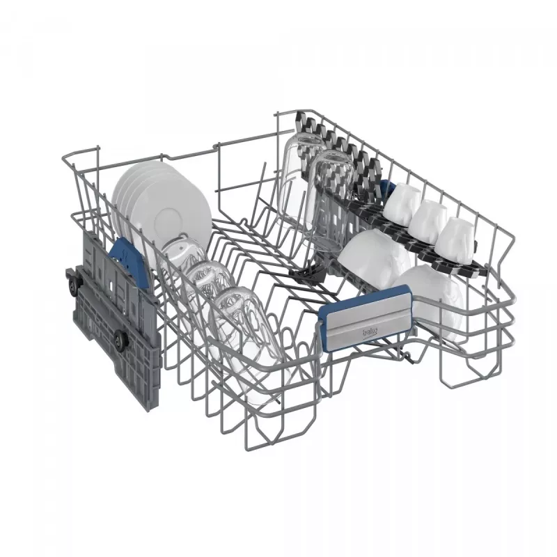 Freistehender Geschirrspüler BEKO BDFS26123AQ, 45 cm, 10 Maßgedecke, 49 dB, anthrazit