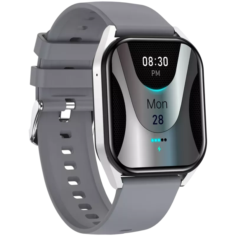 Canyon Chatter SW-58 CNS-SW58SS Smartwatch, 1,8″ IPS, BT-Telefonie, silbergrau