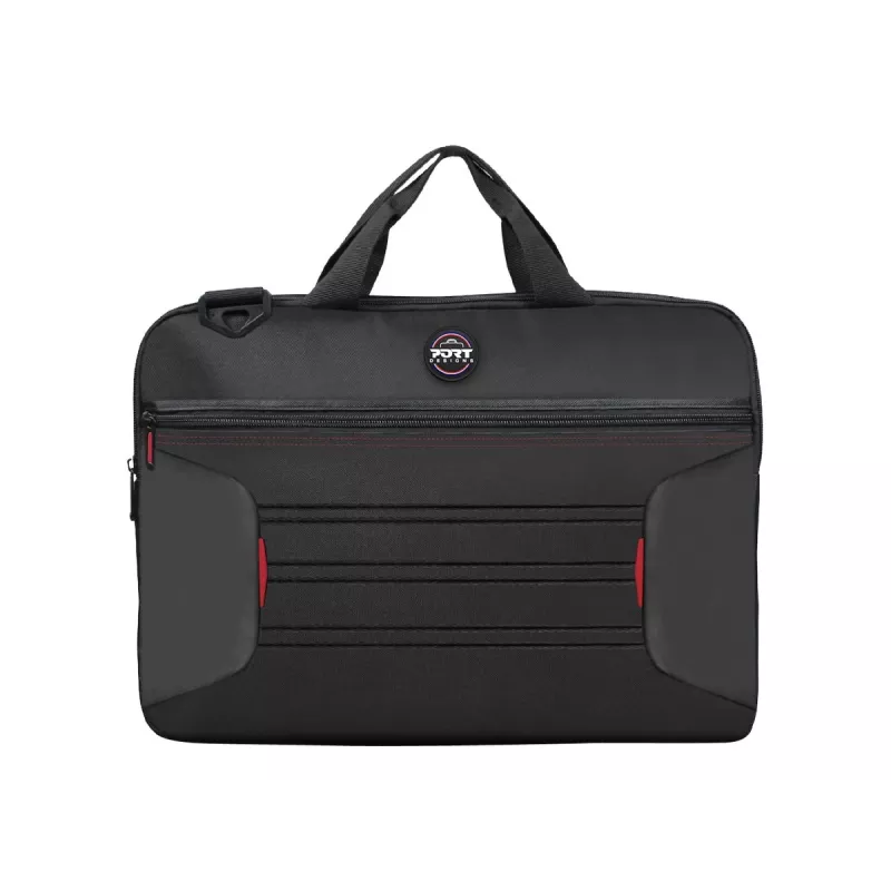 Port Designs PREMIUM PACK 17.3 501874 Messenger-Laptoptasche 43,9 cm (17,3 Zoll) mit kabelloser Maus, Polyester, Schwarz