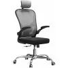 Bürostuhl top e shop DORY SZARY — gepolsterte Sitzfläche, Netzrückenlehne, 650×620 mm, Höhe bis 122 cm