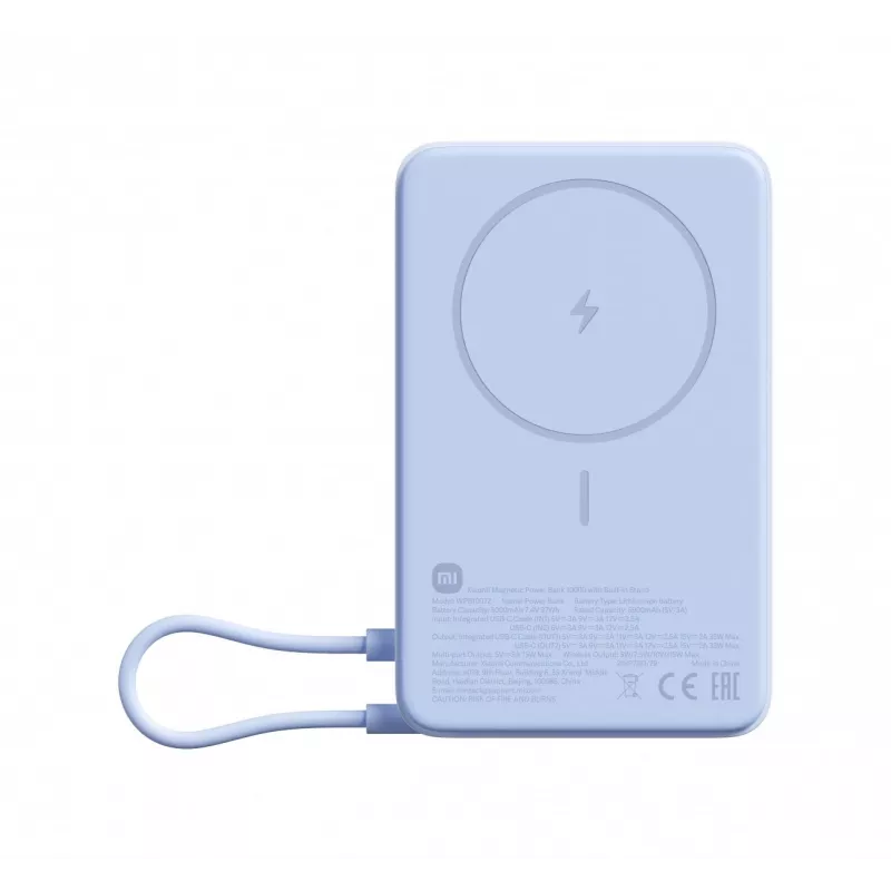Xiaomi Power Bank 33W Magnetic 10000mAh, Blau (BHR08PCGL)