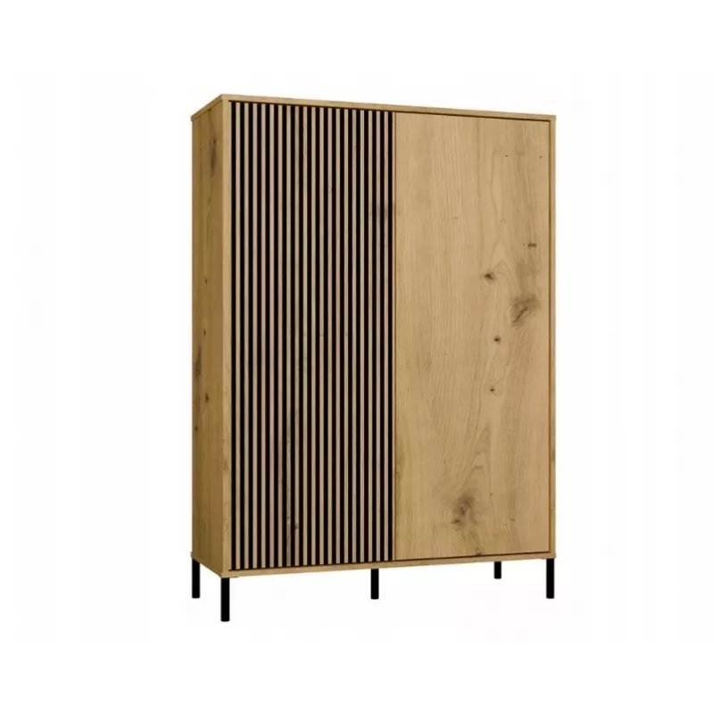 KAMARO 2DD schlank/GŁ Eiche ARTISAN DISPLAY CABINET