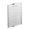 Durable Info-Schild Acryl Aluminium Silber 4806-23