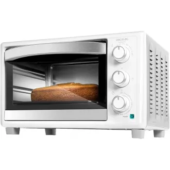 Cecotec Mini-Backofen | Bake&Toast 2300 Weiß | 23 L | 1500 W | Weiß